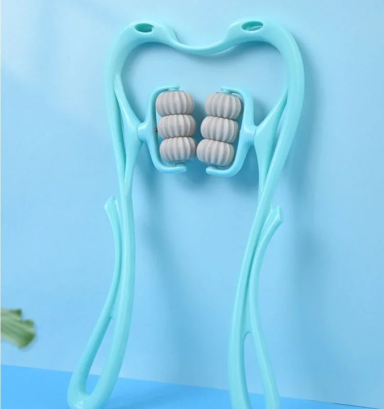 Multifunctional Manual Six - wheel Neck Massager Massage Relieve Roller Massage Tool - Urban Muse