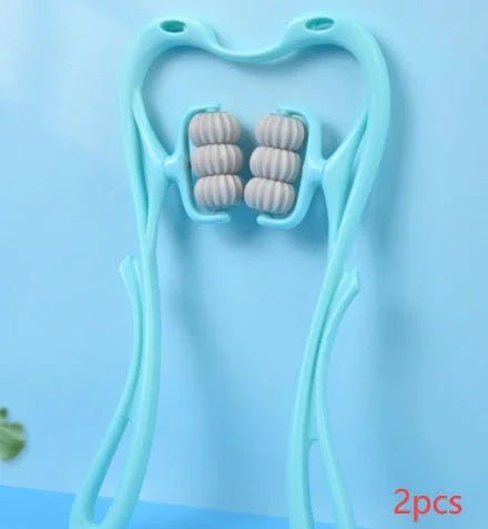 Multifunctional Manual Six - wheel Neck Massager Massage Relieve Roller Massage Tool - Urban Muse