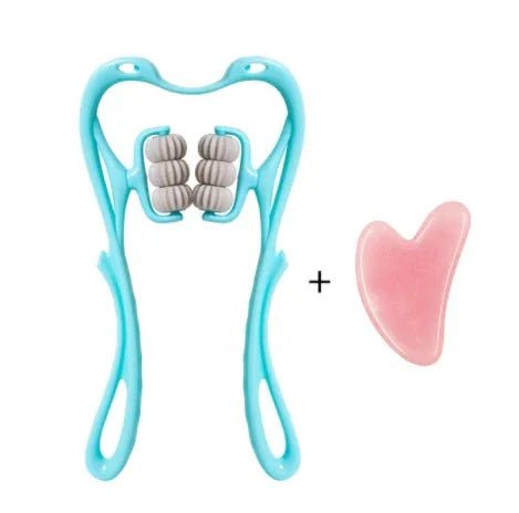 Multifunctional Manual Six - wheel Neck Massager Massage Relieve Roller Massage Tool - Urban Muse