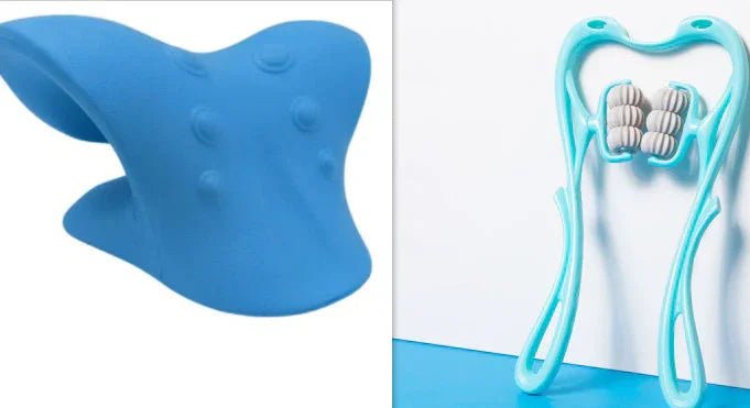 Multifunctional Manual Six - wheel Neck Massager Massage Relieve Roller Massage Tool - Urban Muse