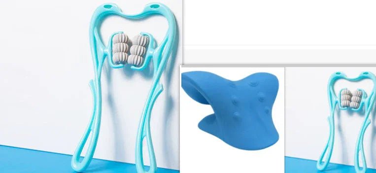Multifunctional Manual Six - wheel Neck Massager Massage Relieve Roller Massage Tool - Urban Muse