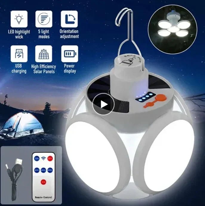 Solar Emergency Charging Lamp - Urban Muse