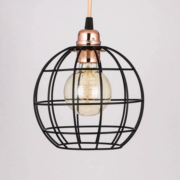 Black Iron Edison Lamp Shade - Urban Muse