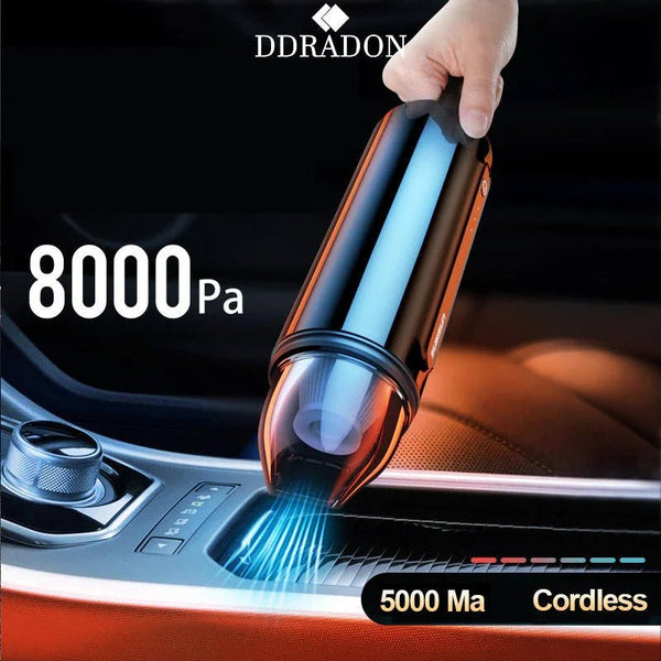 Car Vacuum Cleaner Wireless Rechargeable High - power Powerful Small Mini Portable - Urban Muse