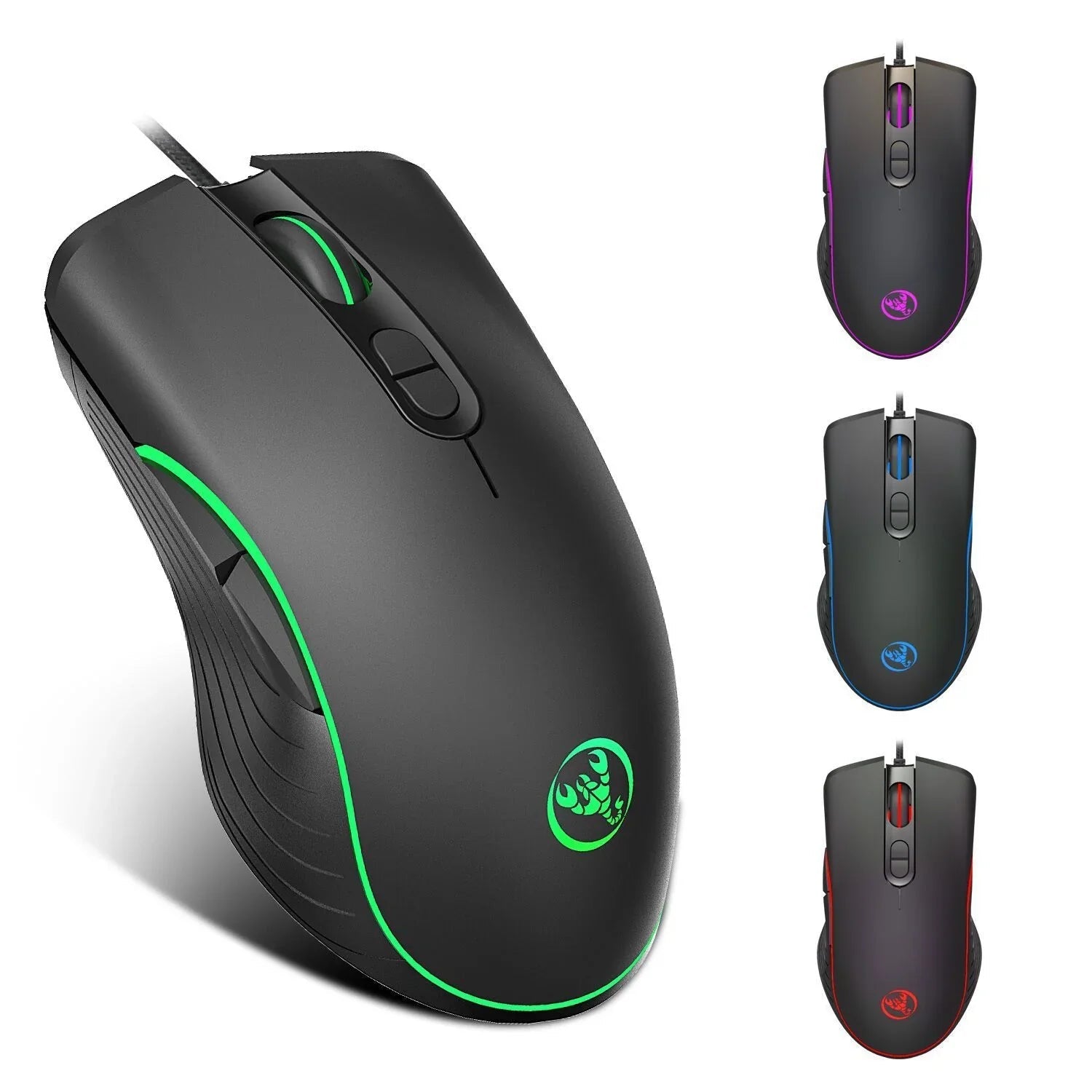 Glowing Gaming Mouse Gaming Wired Mouse - Urban Muse 