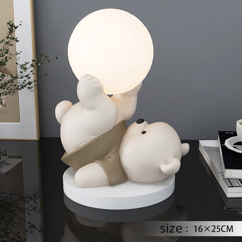 Home Decor Vitality Bear Statue Desktop Decorations CartoonVitality Bear Desktop Decoration - Nordic StyleEnhance your home with our Vitality Bear statue, a charming resin ornament perfect for your living room or as a unique gift.