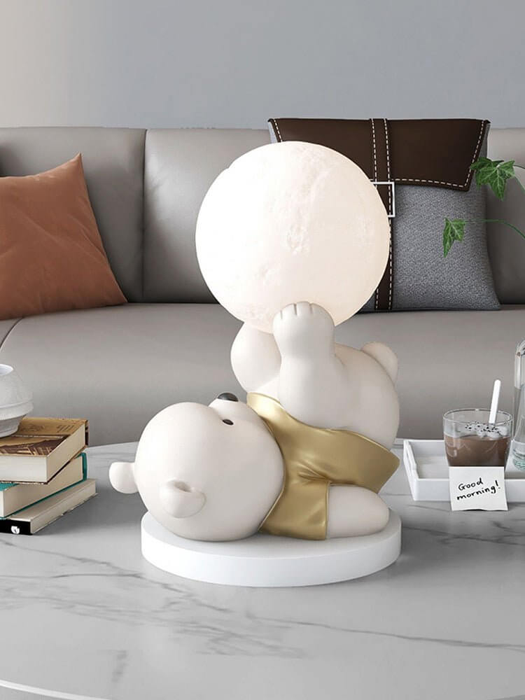 Home Decor Vitality Bear Statue Desktop Decorations CartoonVitality Bear Desktop Decoration - Nordic StyleEnhance your home with our Vitality Bear statue, a charming resin ornament perfect for your living room or as a unique gift.
