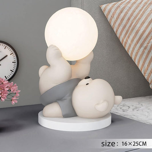 Home Decor Vitality Bear Statue Desktop Decorations CartoonVitality Bear Desktop Decoration - Nordic StyleEnhance your home with our Vitality Bear statue, a charming resin ornament perfect for your living room or as a unique gift.
