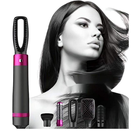 Hot Air Brush: Dry, Style, and Volumize with Ionic Technology (5 - in - 1) - Urban Muse
